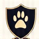 Whiteboard style illustration of a shield with a paw print, representing safety.