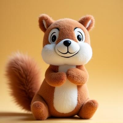 Charming Squeaky Squirrel Toy for Dogs